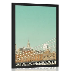 Plakat nebotičniki v New Yorku - 30x45 no frame