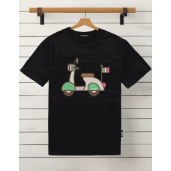 Tamanitza Muška majica VESPA, Crna