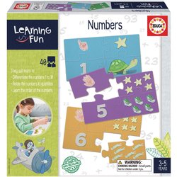 Edukativna igra za najmlađe Numbers Educa Učimo brojeve od 1-10 sa sličicama 40 dijelova od 3-5 god