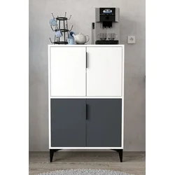 Hanah Home Multifunkcionalna komoda, Antracit