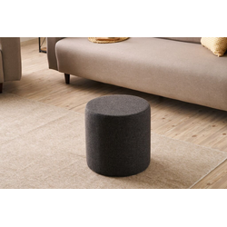 Taburet RONDO, premer 40 cm, temno rjav