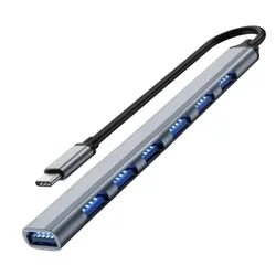 Linkom USB HUB tip1 na 5xHUB 3.0+3xTip C+sd/mictro sd+audio metal
