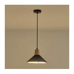 Luster na lanku GESSO 1xE27/15W/230V siva