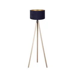 Brilagi - Podna lampa VELVET 1xE27/60W/230V bež/plava