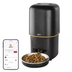 Dozirnik za hrano Pet Care, 4 L, črn
