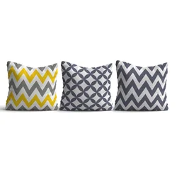 Opviq Set 3 jastuka 43x43cm Šareni