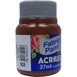 Acrilex 4140531 Barvilo za tekstil 37 ml Brown