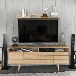 Hanah Home TV komoda Ola, 160x35x64,5 cm, Hrast