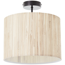 Brilliant - Plafonsko svetlo WIMEA 1xE27/52W/230V, prečnik 30 cm, crna/bež