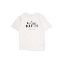 Calvin Klein Jeans Majica  rdeča / črna / bela