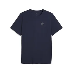 PUMA Essentials Elevated Tee Men, Puma, Navy, XS
