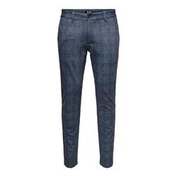 Only & Sons Chino hlače Mark, modra