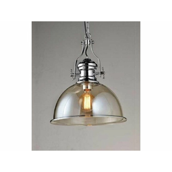 RUSTIK 80 VISILICA 1*E27 CHROME/COGNAC