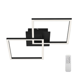 Briloner 3210-015 - LED prigušiva plafonska svetiljka FRAME 2xLED/11W/230V crna