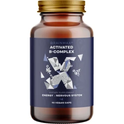 BrainMax Activated B-Complex, Aktivirani B Kompleks, 90 rastlinskih kapsul