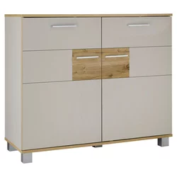 KOMODA 101/87/40 cm boja hrasta, šampanjac
