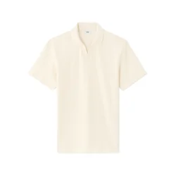 Krem moška polo majica Celio Nepiquy