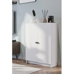 HANAH HOME Polica za knjige Bili 3 Shelf 2 Lid