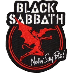 Black Sabbath Archangel Never Say Die Iron-On Patch