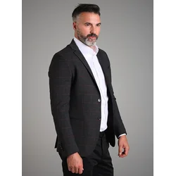 MojKrojač Muški sako Premijum Antim Inv 002, Tamnosivi