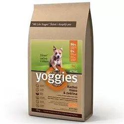 Yoggies Active - RACA & JELEN, mini granule 2 kg