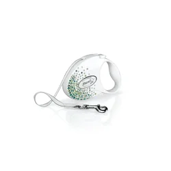 Flexi povodec Glam Splash S pas 3m Leaf