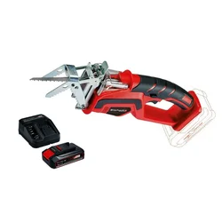 EINHELL GE-GS 18 Li - Solo/ Akumulatorska testera za pokresivanje + Power-X-Change 18V 2/5Ah punjač i baterija