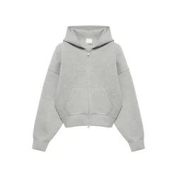 Pull&Bear Jopa na zadrgo pegasto siva