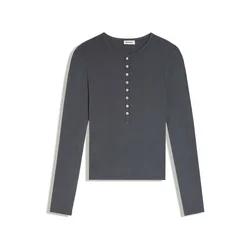 Bershka Majica temno siva