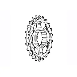 LANČANIK KASETE 21-23-25T SHIMANO CS-6500 ZA 9 BRZINA