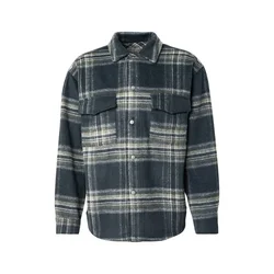 JACK & JONES Srajca JWHVESTERBRO oliva/jelka/bela