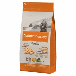 Natures Variety Hrana za pse Selected Medium/Maxi Adult, Piletina - 2 kg