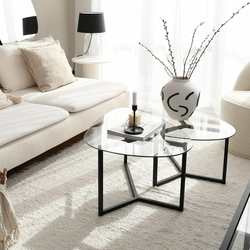 HANAH HOME Bellisimo Black (2 kom)