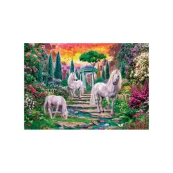 Clementoni Classical garden unicorns – sestavljanka puzzle 2000 kosov