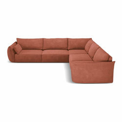 Rdeč kotni kavč (obojestranski) Vanda - Mazzini Sofas