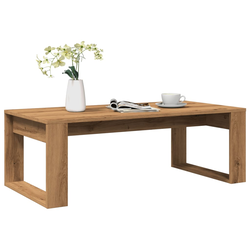Stolić za kavu boja hrasta 102 x 50 x 35 cm konstruirano drvo