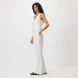 Reserved - Flare pantalone na crtu