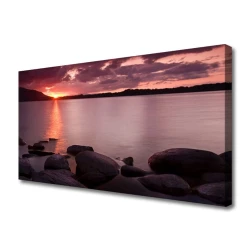 tulup.si Slika na platnu Morje stones landscape 100x50 cm