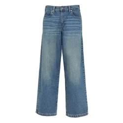 DICKIES Kavbojke Hilham moder denim/bela