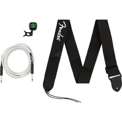 Fender Accessories Bundle Pack Cable Tuner Strap Tekstilni kitarski pas