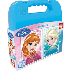Puzzles Frozen Disney maleta 2x20pz