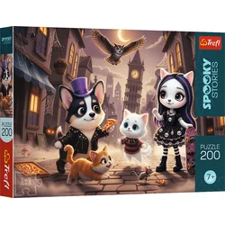 Trefl - Puzzle Strašljive zgodbe: Nočne zgodbe - 200 kosov