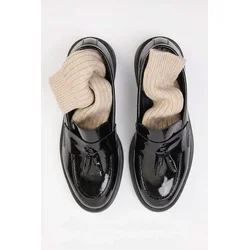 Trendyol Shoes Ženske mokasine Takss26La00002, Crne