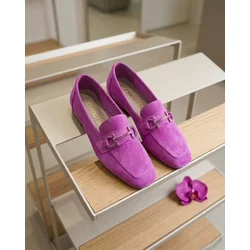 Squareonline Ženske mokasine Purple Elegance, Ljubičaste