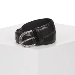 Polo Ralph Lauren ROUND BUCKLE BELT Črna