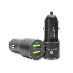 Auto punjac Teracell Evolution TC-05 2xUSB QC3.0 2.4A crni