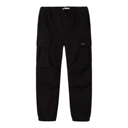 NAME IT Hlače NKMRYAN črn denim