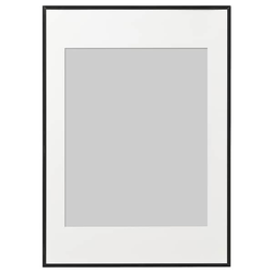LOMVIKEN Ram, crna, 50x70 cm
