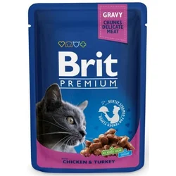 BRIT Premium kesica sa piletinom i ćuretinom za mačiće 100 g.