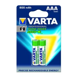 VARTA polnilne baterije 1,2V 800mAh (AAA)